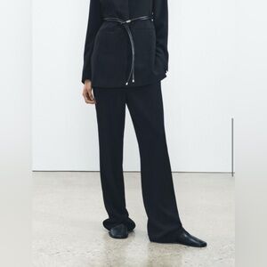Zara ZW COLLECTION STRAIGHT LEG PANTS